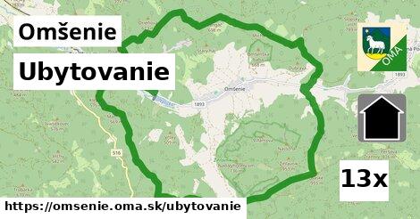 ubytovanie v Omšenie