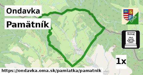 Pamätník, Ondavka