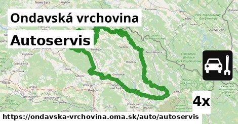 Autoservis, Ondavská vrchovina