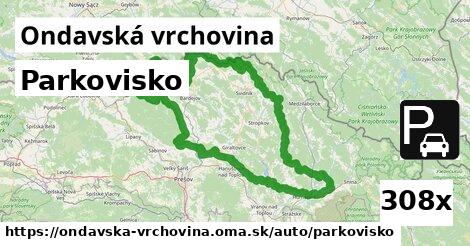 Parkovisko, Ondavská vrchovina