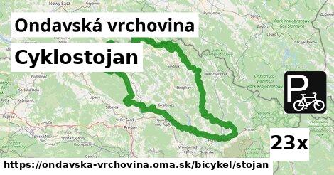 Cyklostojan, Ondavská vrchovina