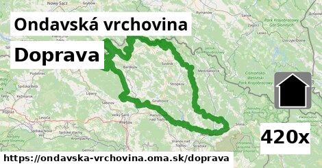 doprava v Ondavská vrchovina