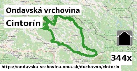 Cintorín, Ondavská vrchovina