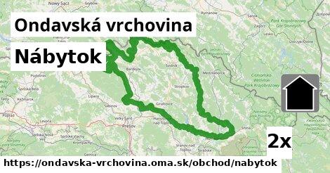 Nábytok, Ondavská vrchovina