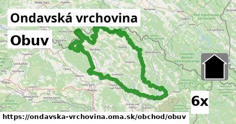 Obuv, Ondavská vrchovina