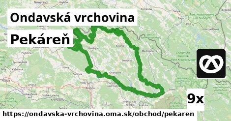 Pekáreň, Ondavská vrchovina