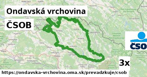 ČSOB, Ondavská vrchovina