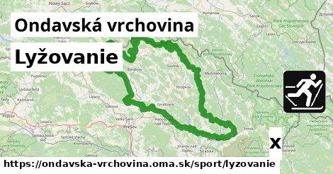 Lyžovanie, Ondavská vrchovina