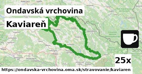 Kaviareň, Ondavská vrchovina