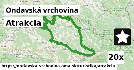 Atrakcia, Ondavská vrchovina