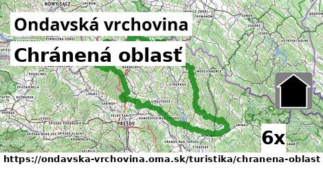 Chránená oblasť, Ondavská vrchovina