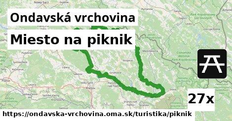 Miesto na piknik, Ondavská vrchovina