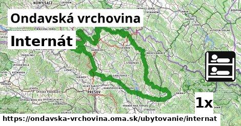 Internát, Ondavská vrchovina