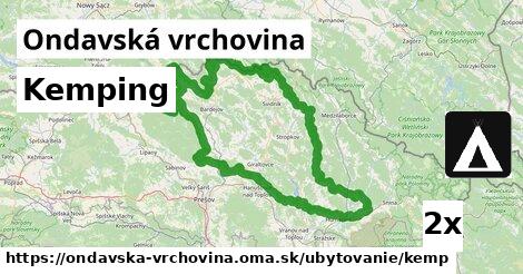 Kemping, Ondavská vrchovina