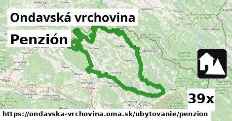 Penzión, Ondavská vrchovina