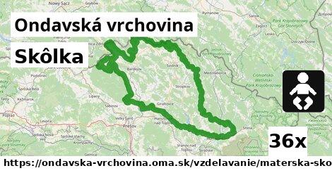 Skôlka, Ondavská vrchovina