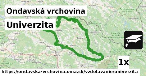 Univerzita, Ondavská vrchovina