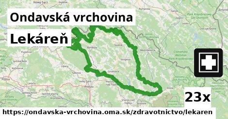 Lekáreň, Ondavská vrchovina