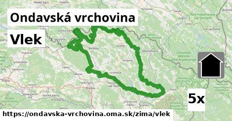 Vlek, Ondavská vrchovina