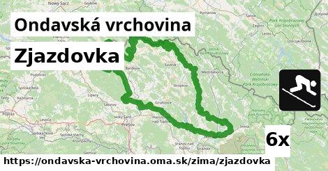 Zjazdovka, Ondavská vrchovina