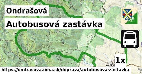 Autobusová zastávka, Ondrašová