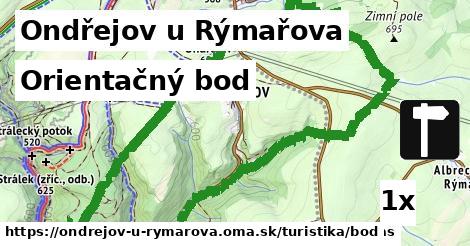 orientačný bod v Ondřejov u Rýmařova