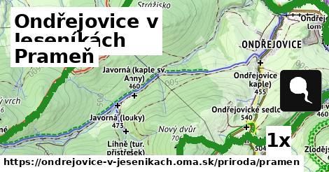 Prameň, Ondřejovice v Jeseníkách