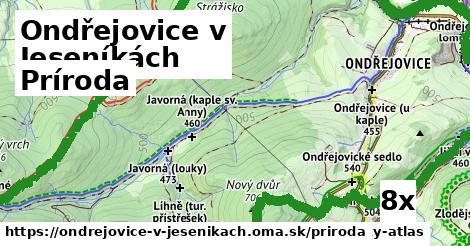 príroda v Ondřejovice v Jeseníkách