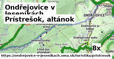 Prístrešok, altánok, Ondřejovice v Jeseníkách