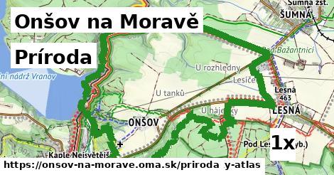 príroda v Onšov na Moravě