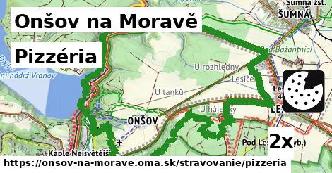 pizzéria v Onšov na Moravě