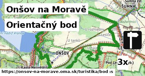 Orientačný bod, Onšov na Moravě