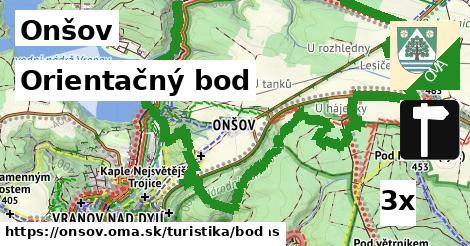 orientačný bod v Onšov