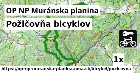 požičovňa bicyklov v OP NP Muránska planina