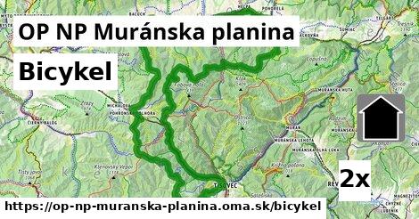 bicykel v OP NP Muránska planina