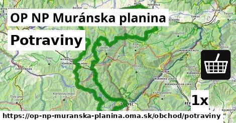 potraviny v OP NP Muránska planina