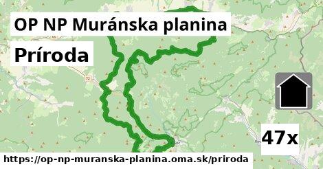 príroda v OP NP Muránska planina