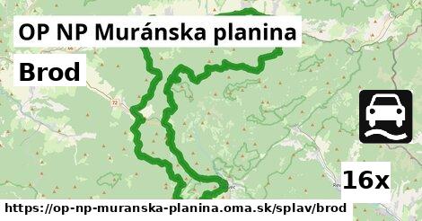 Brod, OP NP Muránska planina