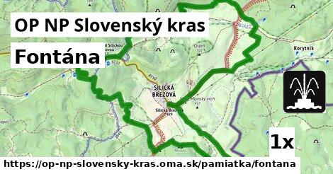 Fontána, OP NP Slovenský kras