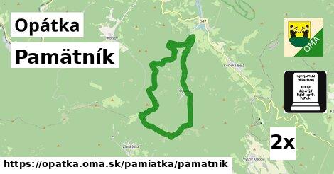 Pamätník, Opátka