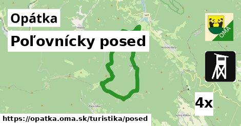 Poľovnícky posed, Opátka