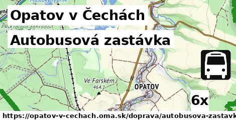 Autobusová zastávka, Opatov v Čechách