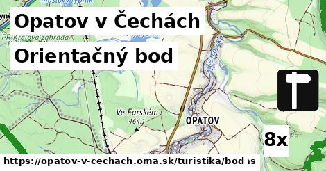 orientačný bod v Opatov v Čechách