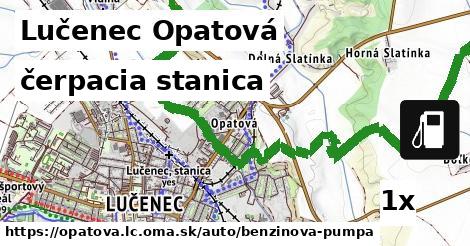 čerpacia stanica, Lučenec Opatová