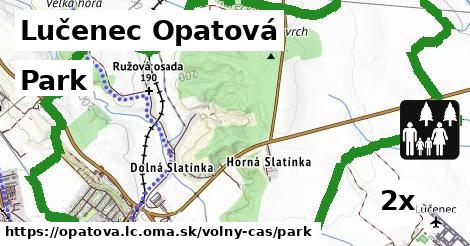 Park, Lučenec Opatová