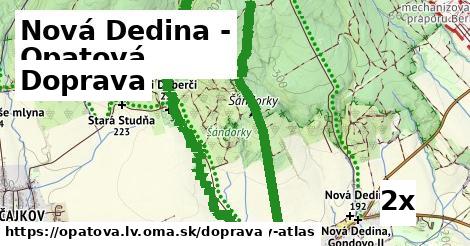 doprava v Nová Dedina - Opatová