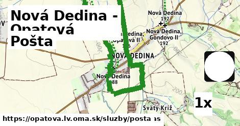 pošta v Nová Dedina - Opatová