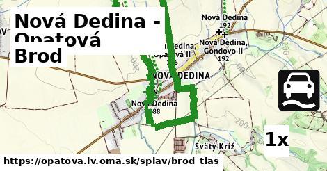 brod v Nová Dedina - Opatová