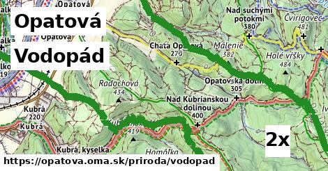 Vodopád, Opatová