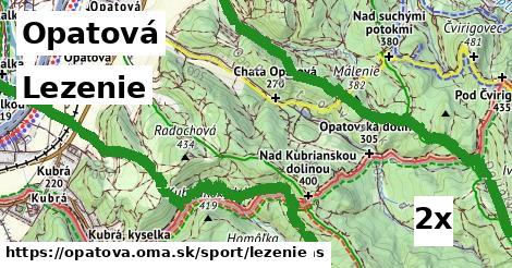 lezenie v Opatová